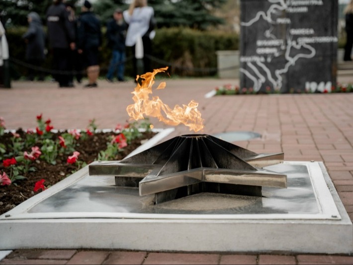 Торжественный митинг, посвященный 81-й годовщине Победы.